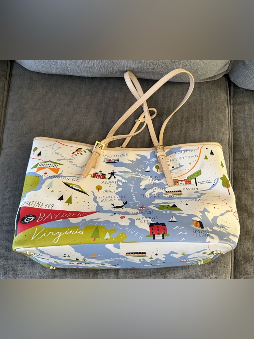 Spartina 449 Bay Dreams large tote